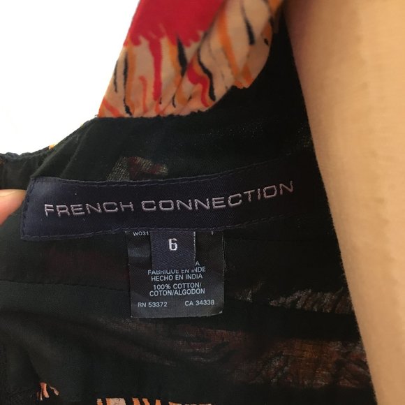 French Connection Flirty Patterned Summer Dress - Picture 5 of 6